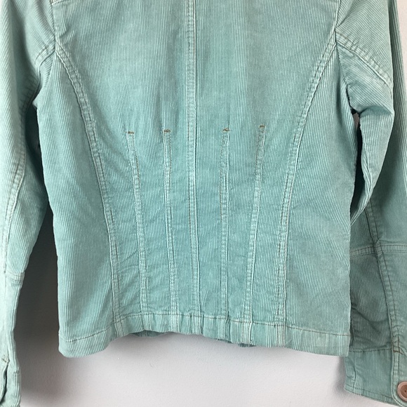 Anthropologie Tulle Mint Green Corduroy Jacket | Medium - Picture 7 of 12